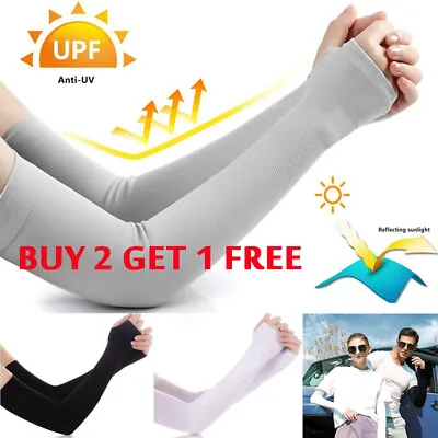£1.99 • Buy 1 Pair Outdoor Sports Arm Sleeves UV Sun Protection Breathable Arm Warmers Cover