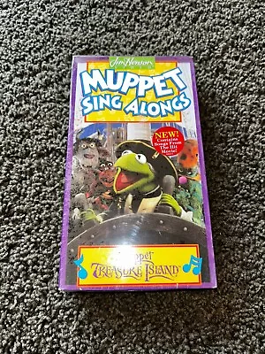 Muppet Sing Alongs  Muppet Treasure Island VHS 1996 Jim Henson New Sealed Vtg • $11.95