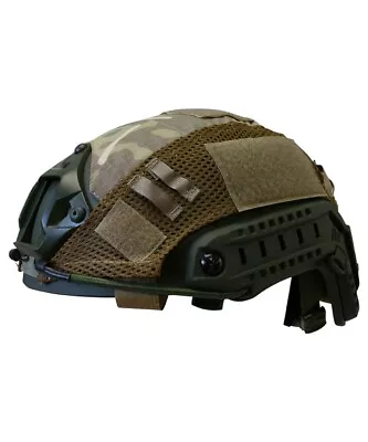 Fast Helmet Cover Btp Mtp Camo Military Army Tactical Airsoft Headgear Ripstop • £11.99