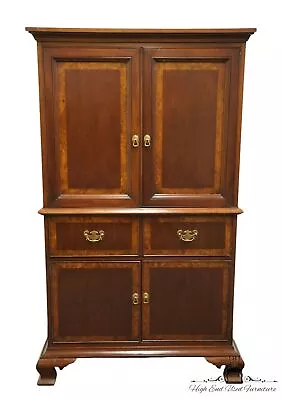 HEKMAN FURNITURE Traditional Style 39  Banded Mahogany TV Media Chest / Armoire • $489.99