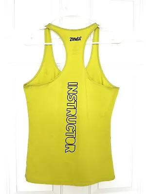 Zumba Fitness Instructor Racerback Top Neon Green Size XL • £13.30