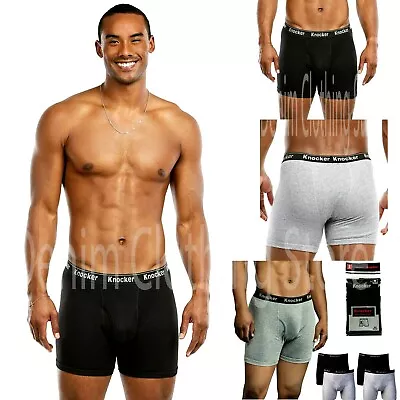 Men Boxer Briefs Underwear 2 4 6 Pack Lot Trunks Soft Cotton Stretch Breathable • $26.85