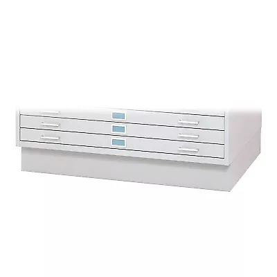 Safco 2-Drawer Flat File Cabinet Assembly Required Specialty White 4995WHR • $202