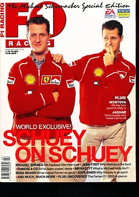 F1 Racing Magazine February 2001 Michael Schumacher Special Edition Rubens Barri • £9.99