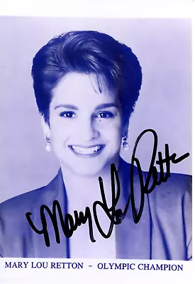 Mary Lou Retton Autographed 3x5 Photo • $39