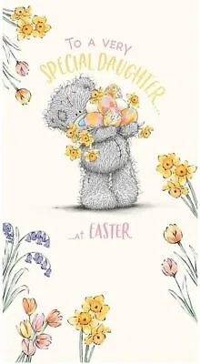 Bear Holding Lots Of Eggs Daughter Easter Card • £3.99