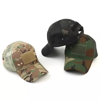 Hot！outdoor Adjustable Hat Net Tactical Military Air Gun Fishing Hat • $9.99