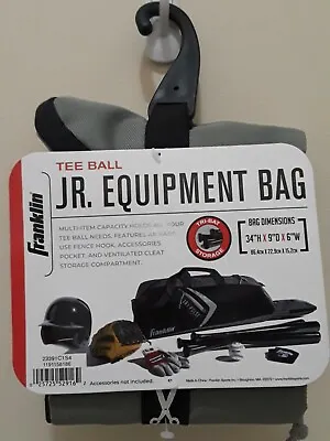 $16.99 • Buy Franklin Tee Ball JR. Equipment Bag 34 X9 X6  For Bats, Cleats, Mitt, Balls More
