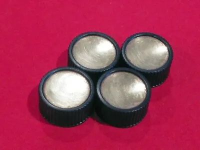 Vintage 1964 Kay Guitar / Bass Knob Set Gold Concave Top Harmony Silvertone 1965 • $195