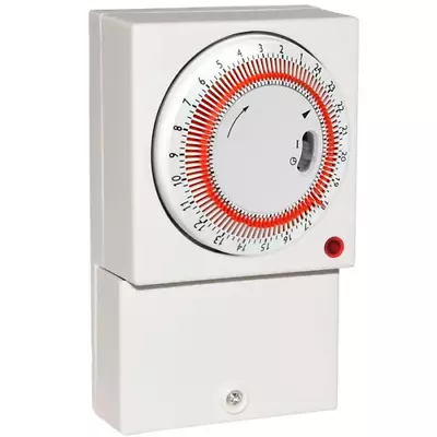 16 Amp Mains Electro Mechanical Immersion / General Purpose Electric Timer 24 Hr • £17.99