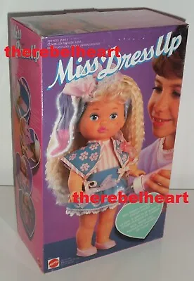 LIL LITTLE MISS DRESS UP NRFB DOLL 1989 Mattel MIB Display Box VINTAGE 1980 Rare • £299.99