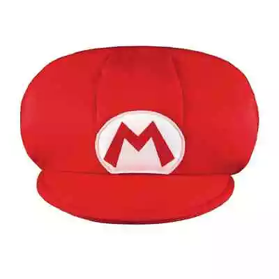 Mario Hat Nintendo Super Brothers Fancy Dress Halloween Child Costume Accessory • $19.47