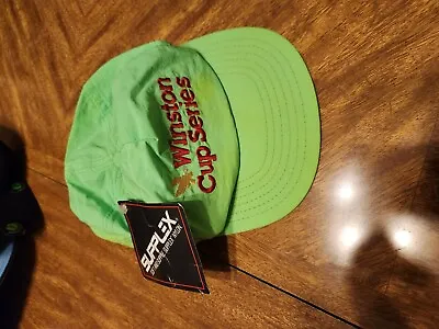 Vintage NWT Winston Cup Series Hat Made In USA Green NASCAR Snapback Cap Nylon • $19.99