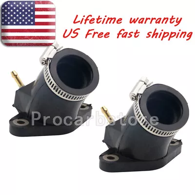 2* Carburetor Intake Manifold Boots Fit Yamaha V-Star XVS650 4TR-13586-01-00 USA • $14.49