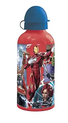 Avengers Aluminium Drinks Bottle 500ml Red • $15.49