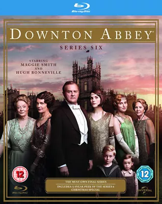 Downton Abbey: Series 6 Blu-Ray (2015) Maggie Smith Cert 12 2 Discs Great Value • £14.99