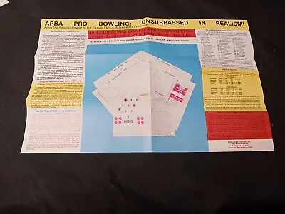 Apba Sports Table Top Games Vintage Pamphlets : Pba Bowling & Apba Journal Nm • $14.99