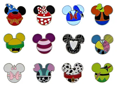 5 Random Mickey Head Shape Character Pins Disney Park Trading Pin Set Brand New • $11.95