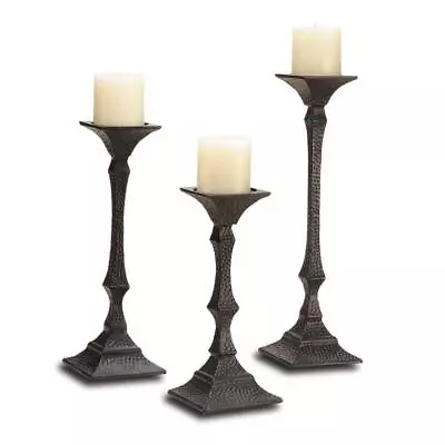 Unbranded Candle Holder 19 X5.5 Candlestick Classic Decorative Indoor (Set Of 3) • $150.93