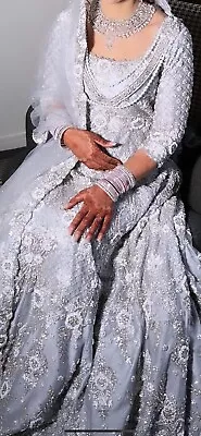 Asian Pakistani Indian Wedding/party Wear Dress .vgc • £490