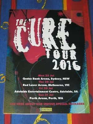 The Cure - 2016 Australian Tour - Laminated Promo Tour Poster • $15.95