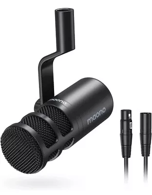 XLR Podcast Microphone Cardioid Studio Dynamic Mic For Vocal Recording Stream • $40