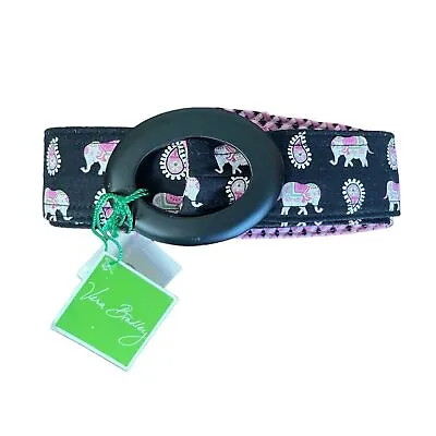 New Vera Bradley Pink Elephant Fabric Belt. • $14