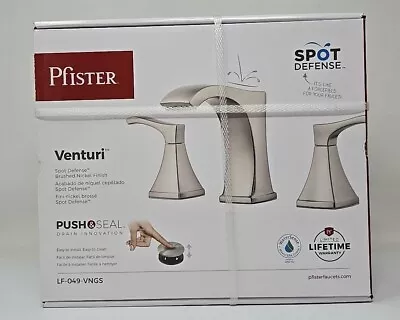 Pfister LF-049-VNGS Venturi 8in Widespread 2Handle Bathroom Faucet Nickel • $76.49