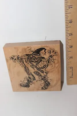PSX Wood And Rubber Stamp - Jack-o-lantern Scarecrow - K 1295 • $12.99