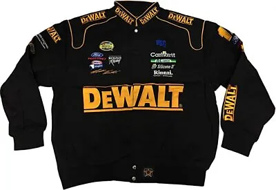 DeWALT NASCAR Matt Kenseth #17 Men's BLACK Twill Uniform Men's Jacket 3XL • $124.95