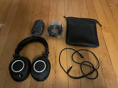 Audio-Technica ATH-M50X Studio Monitor Headphones Black • $105