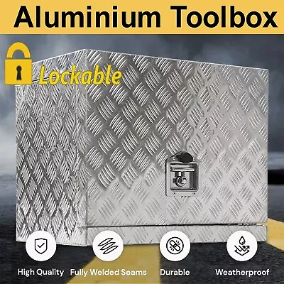Aluminium Tool Box Trailer Draw Bar UTE Truck Heavy Duty Tool Storage W Lock AUS • $339.99