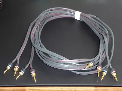 9ft X 2 Audioquest Speaker Wire With Monster Banana Terminals • $85