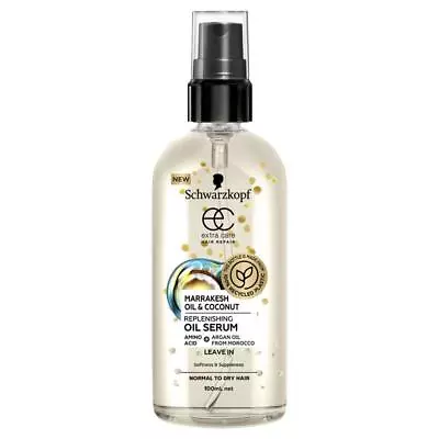 Schwarzkopf Extra Care Marrakesh Oil & Coconut Replenishing Oil Serum 100ml • $16.02