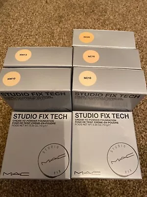 £22 • Buy MAC Studio Fix Tech Cream To Powder Foundation 10g Choose From Dropdown 