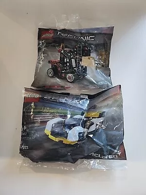 LEGO Polybag Lot TECHNIC: Forklift W Pallet 30655 & Speed Champions 30657 Sealed • $22.99