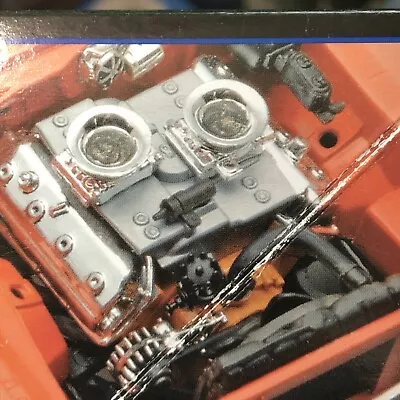 68 Dodge Dart 426 Race HEMI ENGINE W X-Ram 2x4s  NO Headers 1:25 LBR Model Parts • $9.90