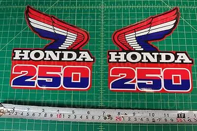 85' 1985 CR250R Dirtbike 2pc Vintage Shroud Graphics Decals Stickers HRC MX • $21.99