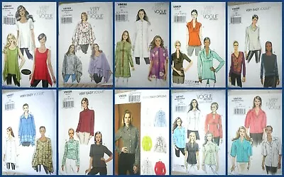 CHOOSE 1 TOPS Pattern Sz 6-24 Tops Tunics EASY Knit Plus Size Includes Vogue • $6.75