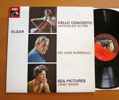 £25 • Buy ASD 655 Jacqueline Du Pre Elgar Cello Concerto Barbirolli EMI Stereo EXCELLENT