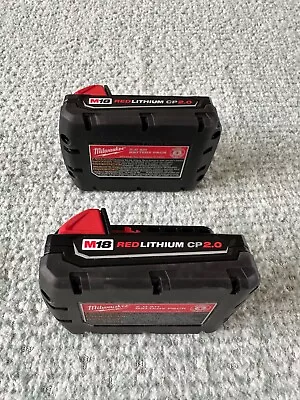 Milwaukee  Lithium 2.0Ah 48-11-1820 (2)  M18  Battery Pack . • $45