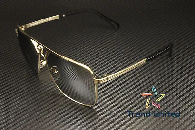 VERSACE VE2238 12526G Pale Gold Light Grey Mirror Silver 61 Mm Men's Sunglasses • $135.99