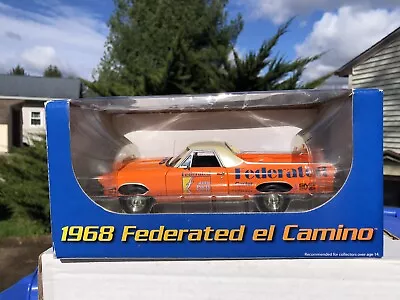 1:24 First Gear Federated El Camino Diecast Car Orange New • $30