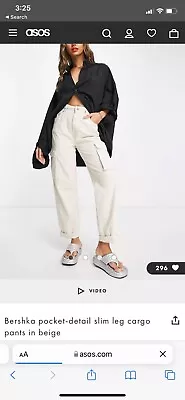 $10 • Buy Womens Bershka Cargo Pants. Size 44 Or Au16