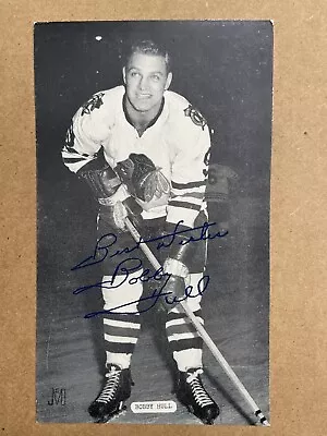 1963-64 J.D McCarthy Postcard Bobby Hull #9 Chicago Black Hawks • $25