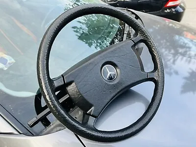 OEM Mercedes-Benz Steering Wheel Original Leather W126 W123 W201 R107 1264640017 • $547