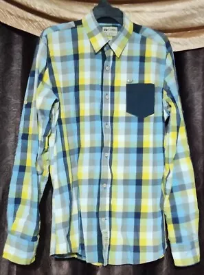 Vintage T-Shirt TURBO SLIM FIT Men's Striped Long Sleeve Button Down Shirt 1981 • $53