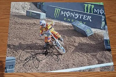 RYAN DUNGEY SIGNED 11x14 ACTION PHOTO- COA - ELI TOMAC MCGRATH VILLOPOTO JETT • $39.50