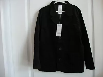 Gymboree HOLIDAY CLASSICS Black Velveteen Blazer Jacket Boy Size 6 - NWT • $44.99