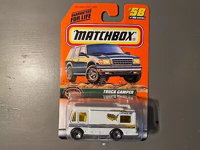 Matchbox Truck Camper Wilderness Adventure 1999 # 58 Mb Match Box • $9.86